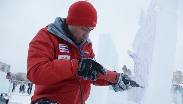 В Перми открылся Кубок России по снежной скульптуре