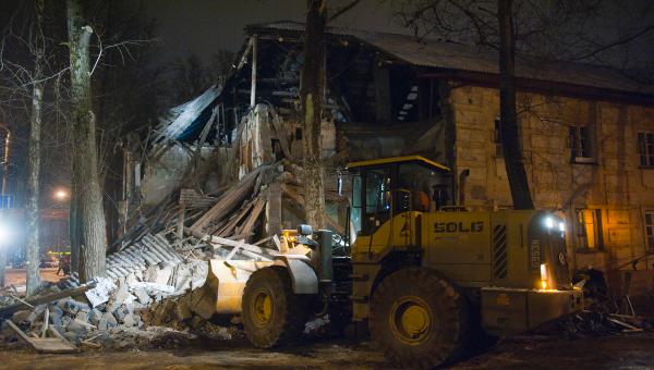 В рухнувшем доме на ул. Карпинского, 14 остался только один собственник 
