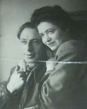 Давид Рудник с женой. Фото из архива Серафимы Корженевич