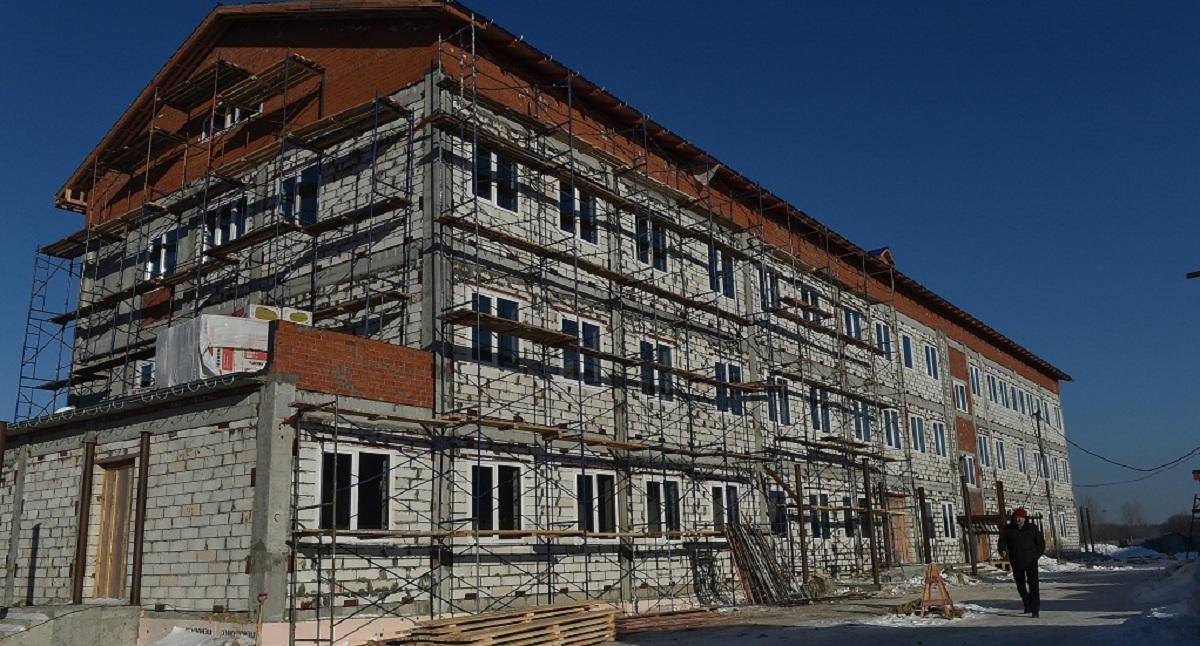 Строительство детской поликлиники в Соликамске идёт с опережением графика