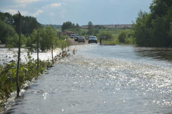 В Кудымкаре из-за паводка введён режим повышенной готовности