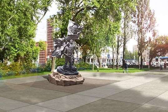 Представлен эскиз памятника Воздушно-десантным войскам