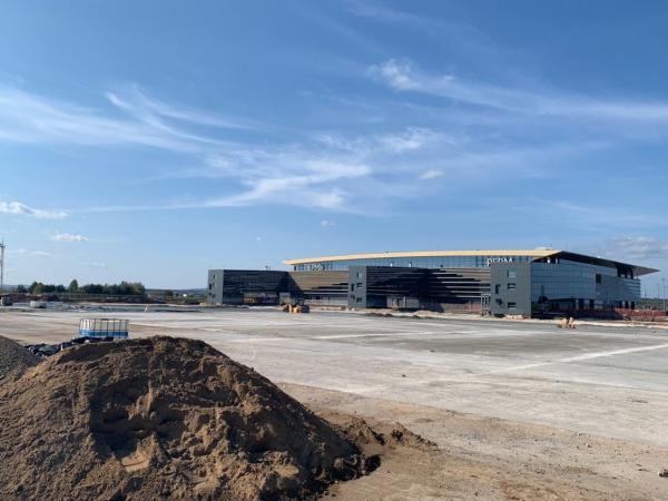 Телетрапы к аэровокзалу «Большое Савино» планируется присоединить в августе
