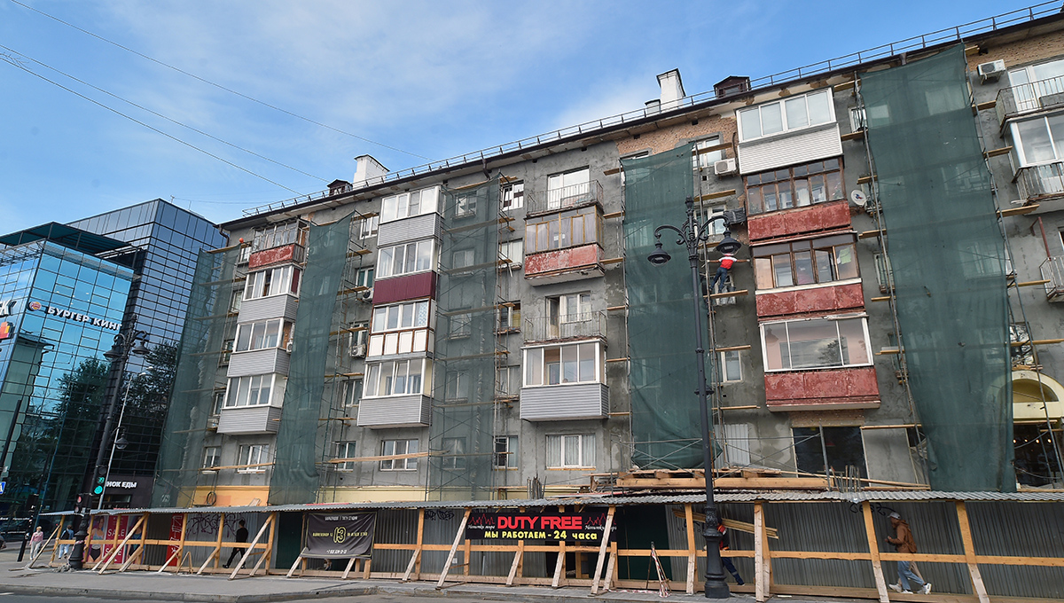 Ремонт фасадов в центре Перми продлили
до 2023 года