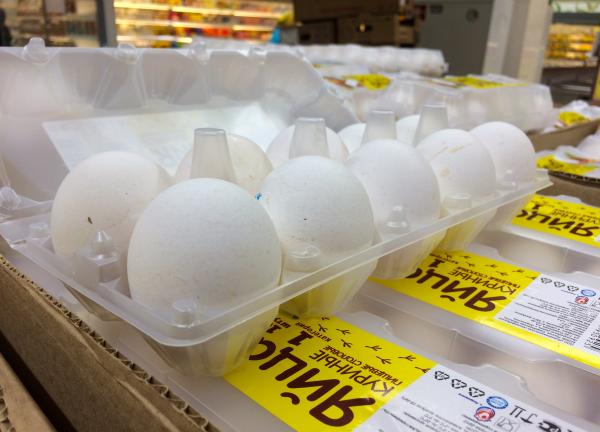 В Прикамье за прошлый месяц на 16% подорожали куриные яйца и на 37% огурцы  