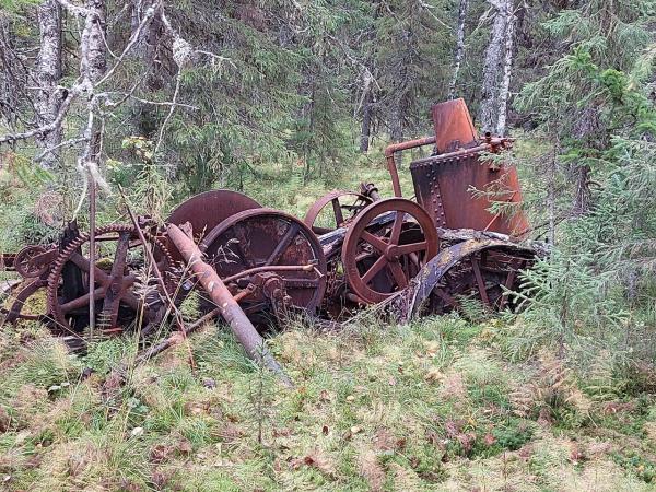 На севере Пермского края обнаружены останки локомобиля