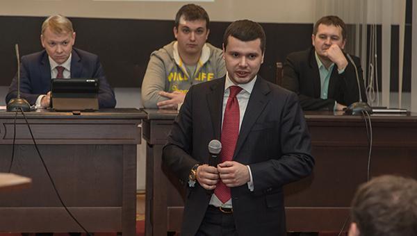 Министр правительственных информационных коммуникаций Пермского края Евгений Балуев встретился со студентами 