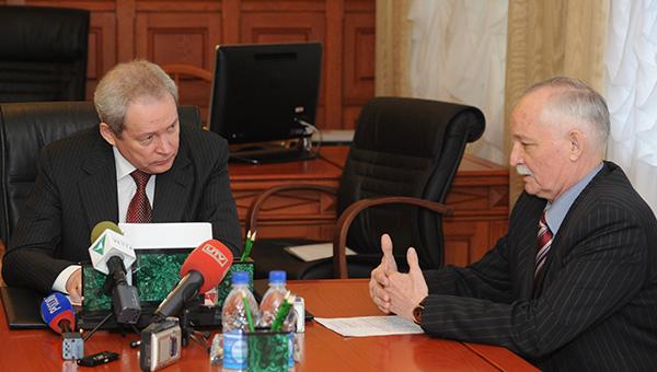 Виктор Басаргин встретился с председателем Объединения профсоюзов Прикамья Сергеем Булдашовым