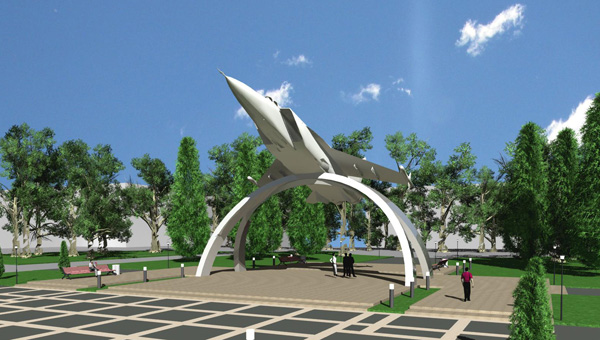 Возле Пермского моторного завода появится «МиГ на взлёте»