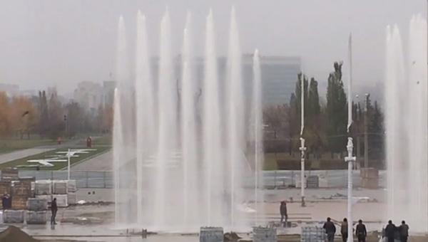 «Пермдорстрой» протестировал фонтан на эспланаде