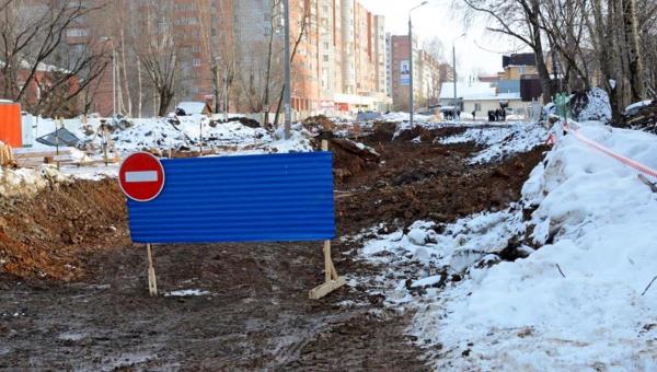 Игорь Сапко оценил ход строительства участка дороги на улице Советской армии в Перми