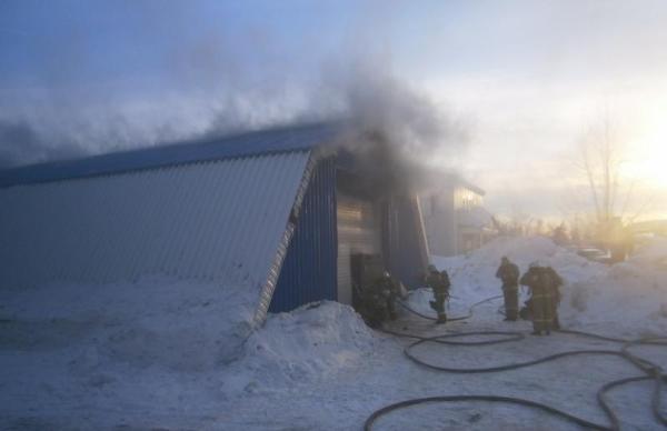 На застрахованном мебельном складе в Чернушке произошёл пожар