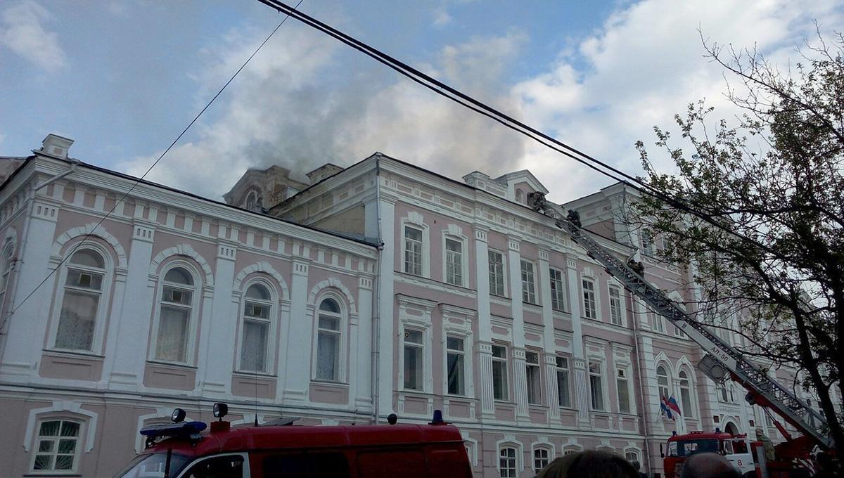 В Пермской государственной академии искусства и культуры произошёл пожар