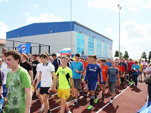 В Косе 31 июля открылся межшкольный стадион «Лидер»