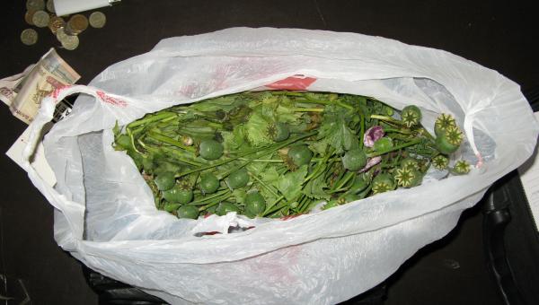 Александровские наркополицейские изъяли наркотик растительного происхождения