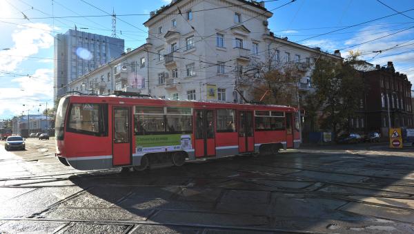 В выходные на перекрёстке ул. Сибирской и Революции будет закрыто движение трамваев