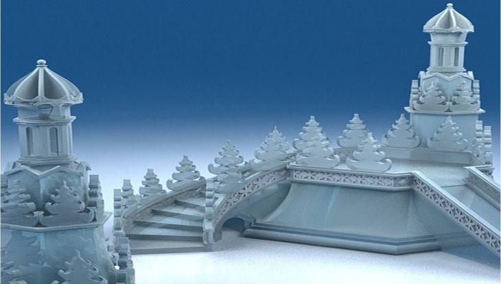 В Перми на городской эспланаде начался монтаж главной новогодней ёлки