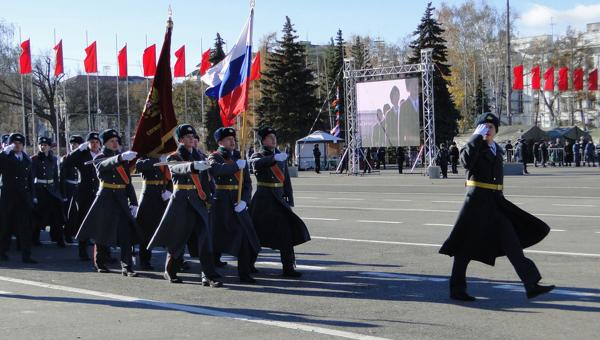 Пермские кадеты приняли участие во всероссийском параде Памяти