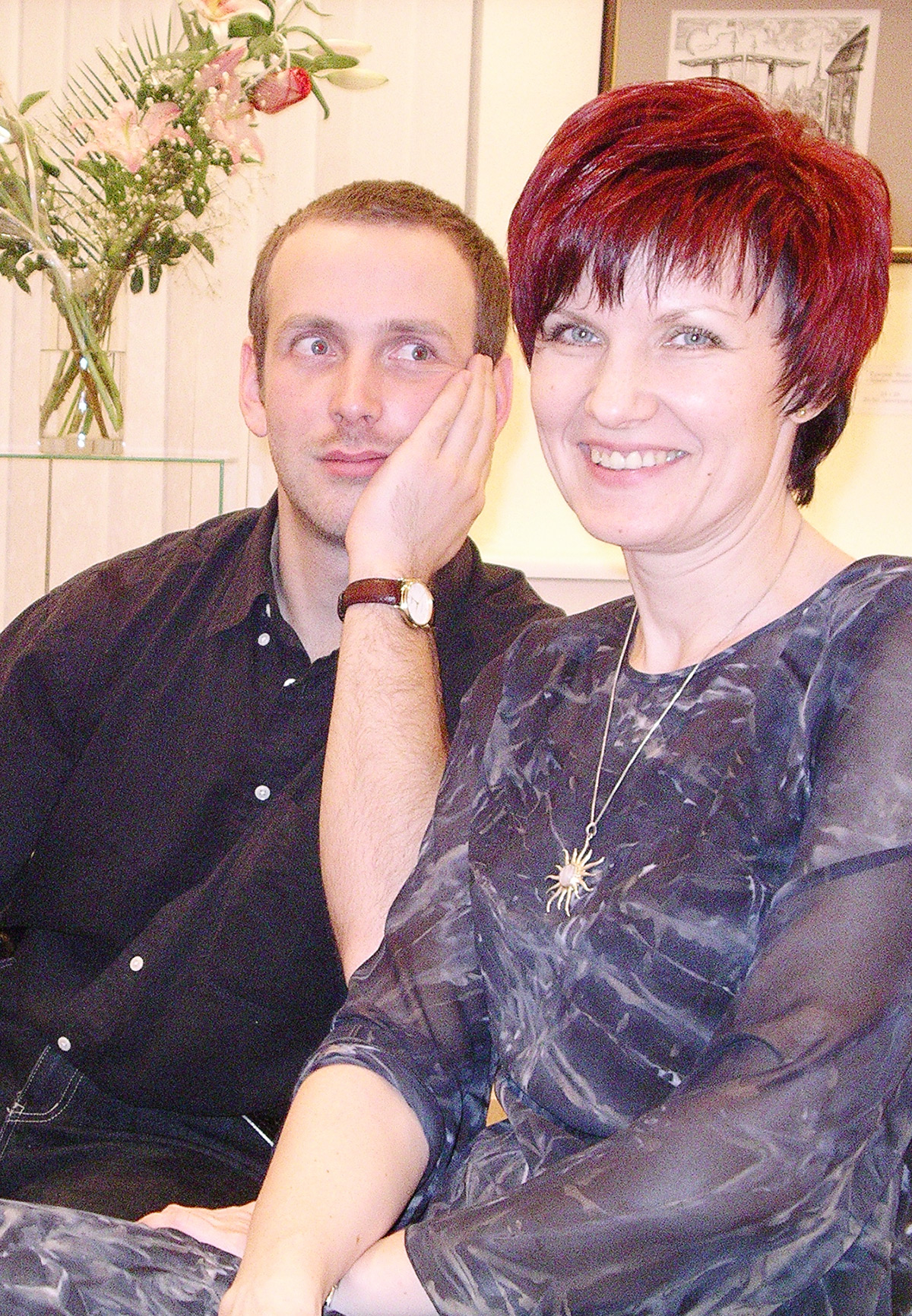 Татьяна Пермякова и художник Константин Николаев