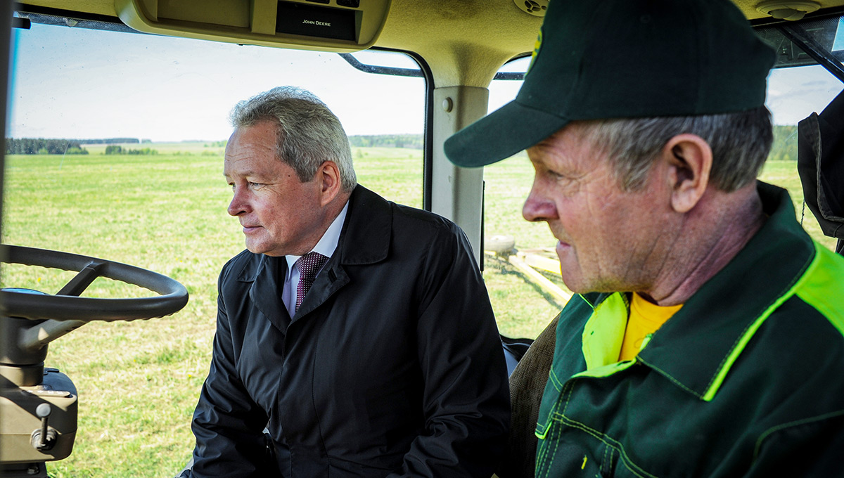 В разгар посевной