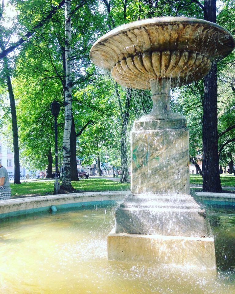 Фонтан в Театральном сквере снова работает