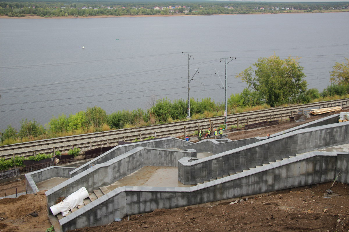 Пермскую набережную после реконструкции откроют 16 сентября