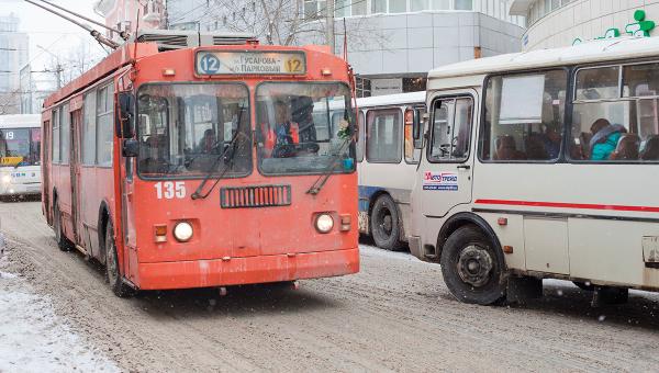 До конца апреля в Перми демонтируют опоры контактной сети троллейбусов