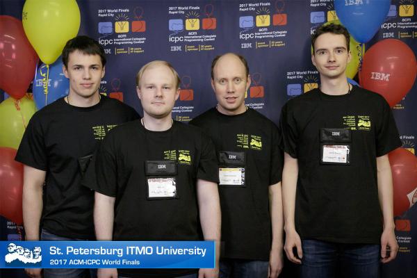 Команда Санкт-Петербургского университета ИТМО победила на мировом чемпионате по спортивному программированию