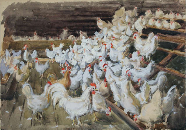 Пермская галерея получила в дар работы художника Ивана Россика