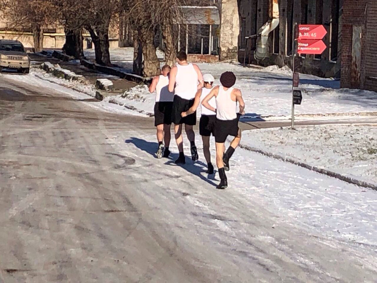 Организаторы «Тёплого забега» в Перми совершили пробный старт в трусах