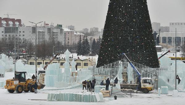 В Перми огни на новогодней ёлке на эспланаде зажгут 16 декабря