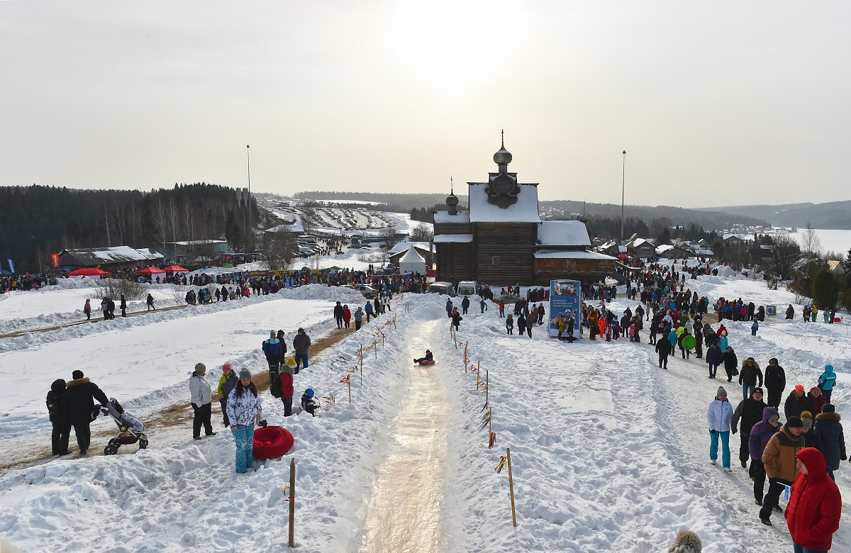 Пермяки проводили зиму