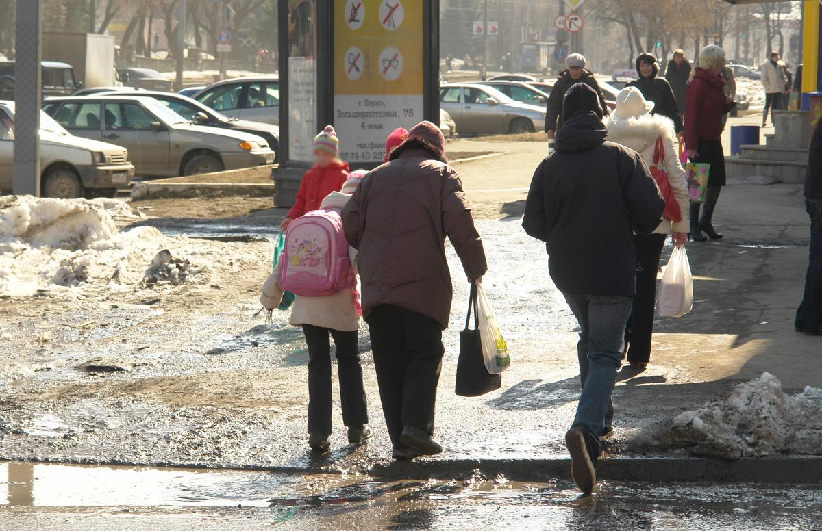 Снег в Прикамье растает к середине апреля