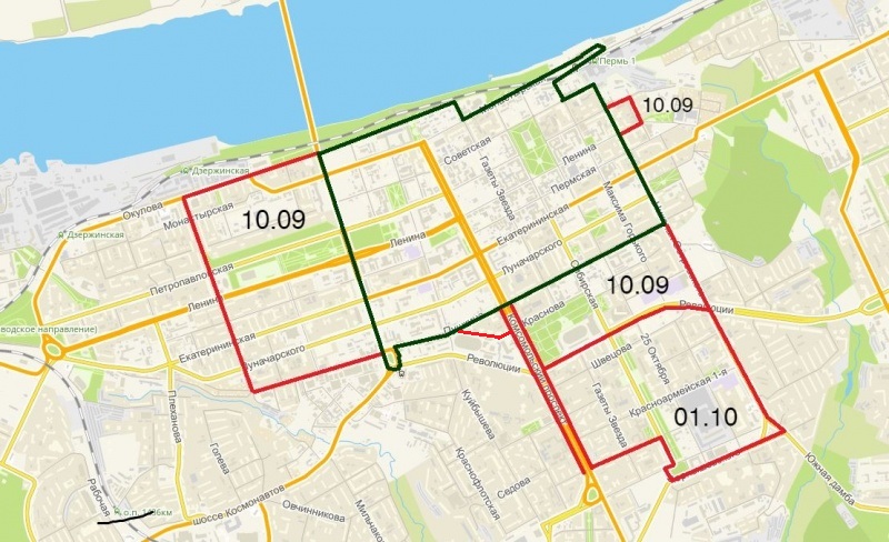 С 10 сентября в Перми расширится зона платной парковки