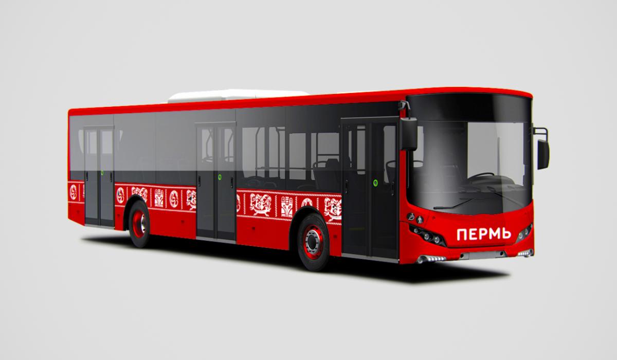 Красный вариант пермского автобуса