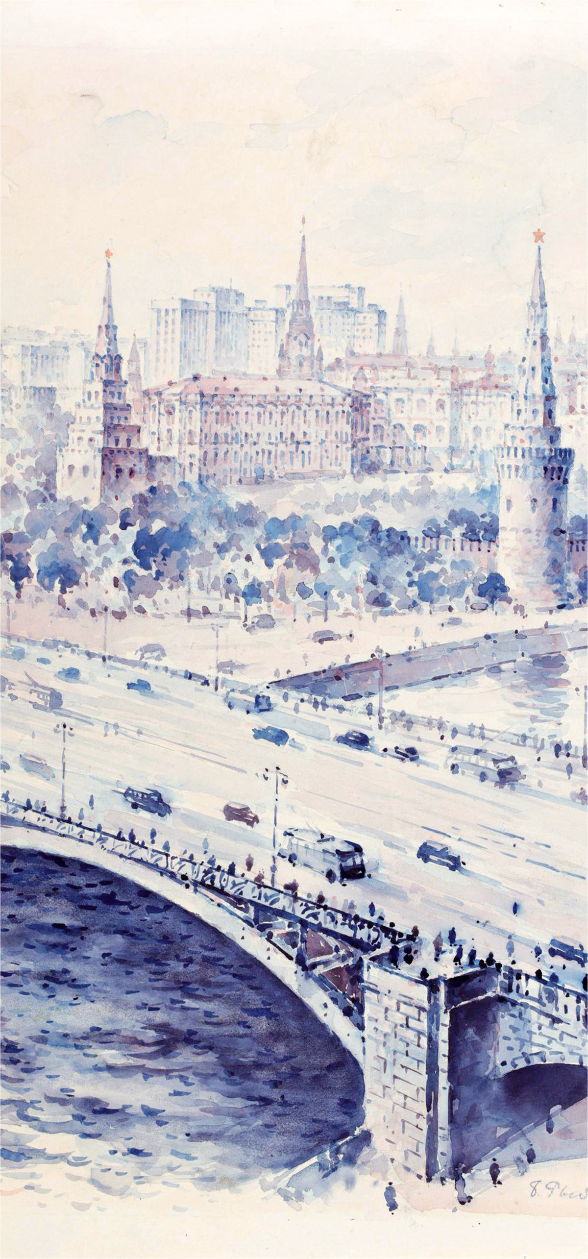 Б. Ф. Рыбченков. «Кремль», 1940 год