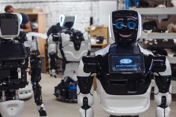 В офис «Пермэнергосбыт» взяли на работу робота Promobot