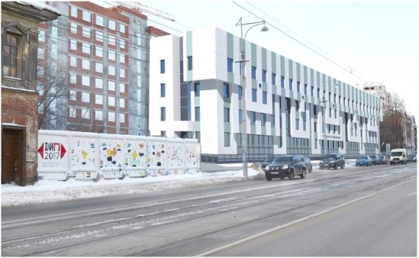 В Перми на улице Ленина возобновляется строительство поликлиники 