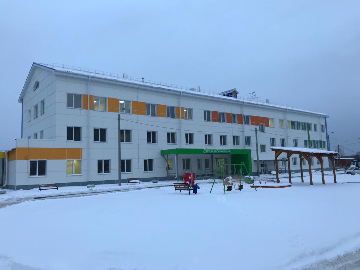 Новая детская поликлиника в Соликамске
