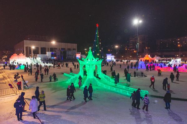 За время работы ледового городка «Ветер с Востока» его посетили 346,6 тыс. гостей