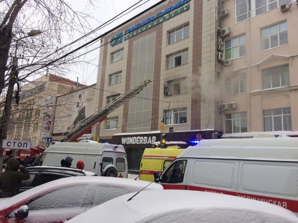 В Перми произошёл пожар в бывшем здании ВКИУ<br>