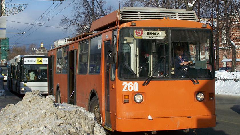 Троллейбусную сеть в Перми начнут ликвидировать 1 мая