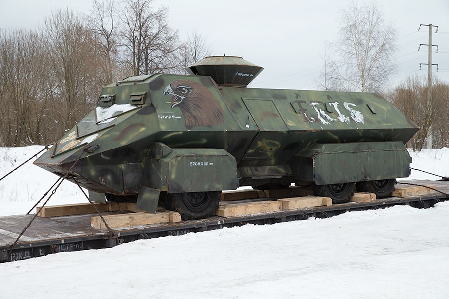 Через Пермь проедет агитационный поезд с трофеями сирийских вооружённых отрядов