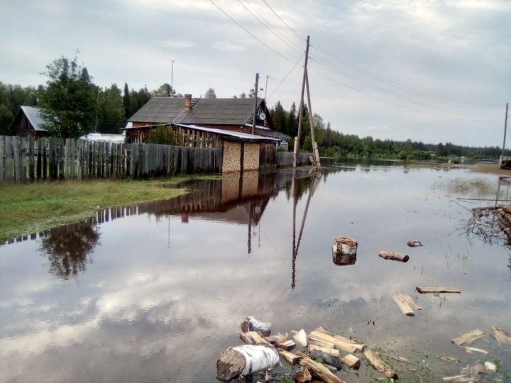 В Коми округе подтопило несколько населённых пунктов