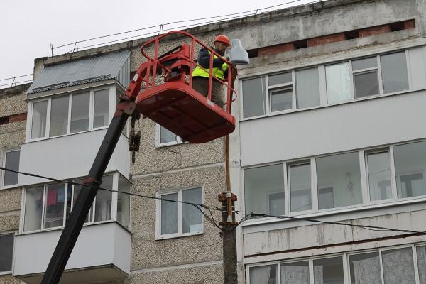 В Соликамске до конца ноября закончат модернизацию уличного освещения