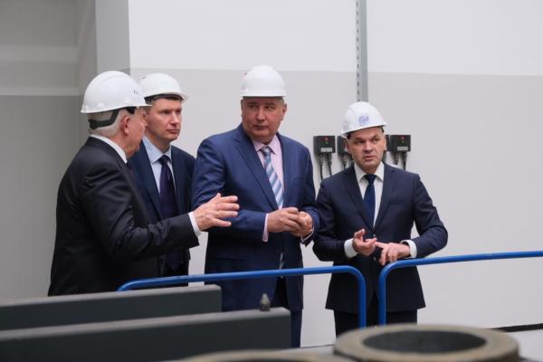 Дмитрий Рогозин принял участие в открытии нового заготовительного корпуса «Протон-ПМ»