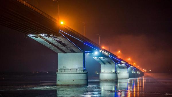 Краевой бюджет может выделить деньги на интерактивную подсветку Коммунального моста