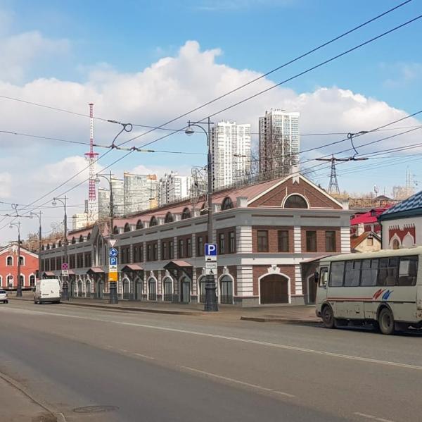 В Перми началась реконструкция
исторического здания у Речного вокзала