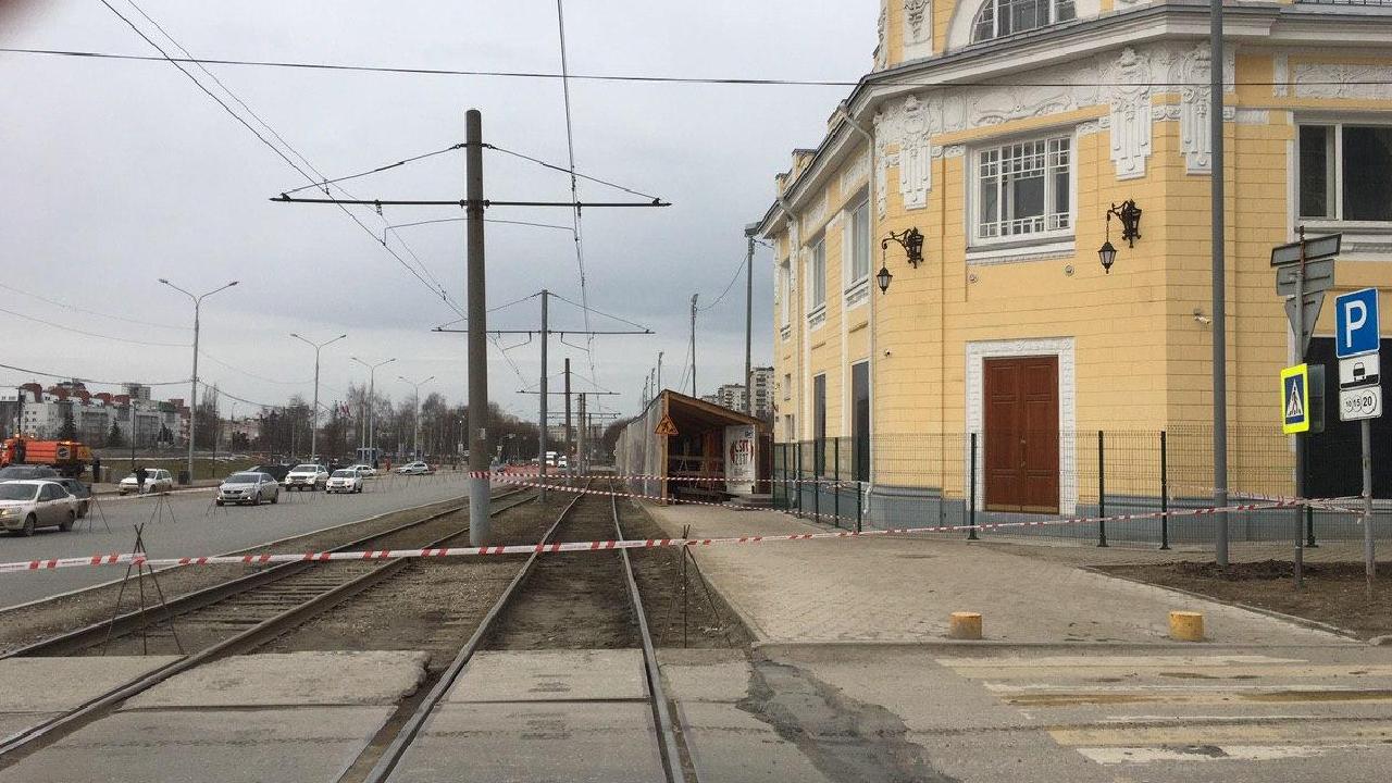 Возобновление трамвайного движения вдоль эспланады планируется до 6 апреля