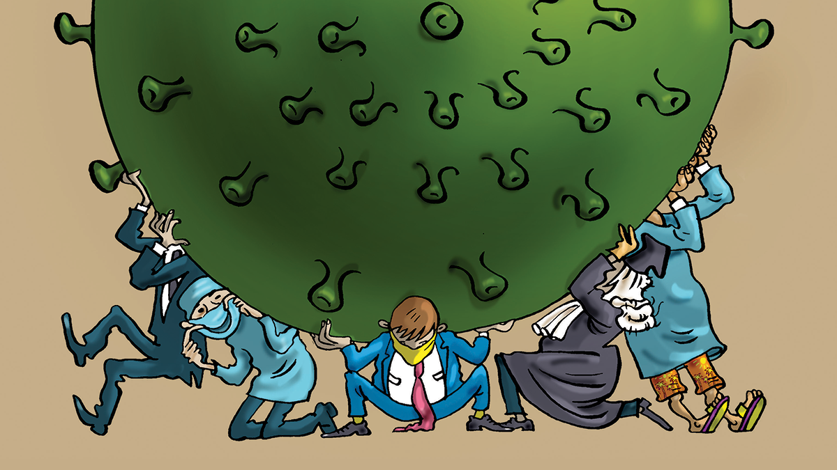 Корона давит